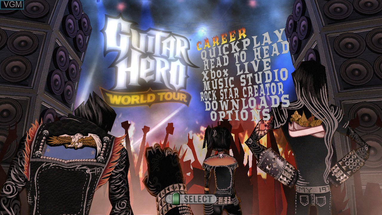 guitar hero world tour xbox 360 song list